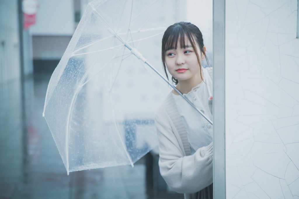 雨ポートレート撮影方法