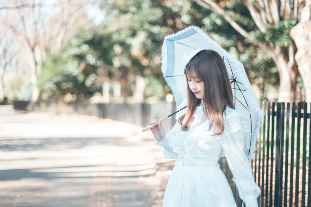 代々木公園 歩道ポートレート